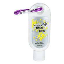  Branded Sunscreen with Carabiner - CUSTOM ORDER ONLY