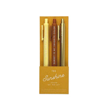  Sunshine Jotter Gel Pen: Set of 3