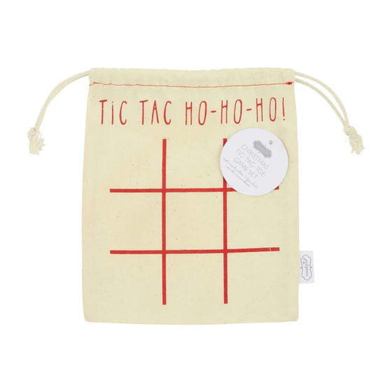 Tic Tac Toe Christmas - Red or Beige